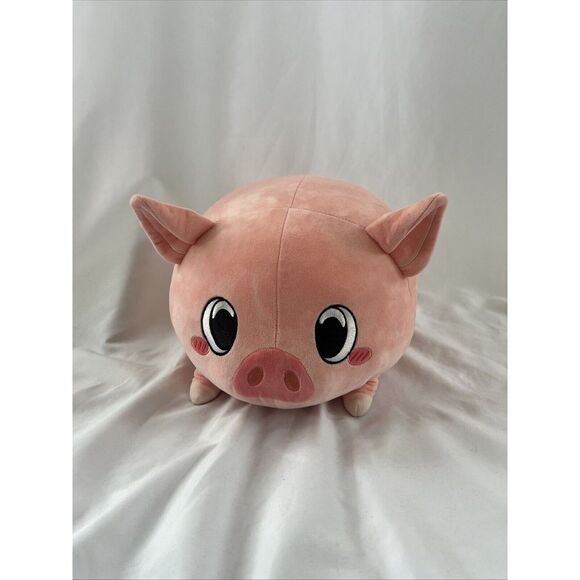 Yootooz Plush Piggie Pillow 12" Pink Stuffed‎ Animal - Picture 1 of 8